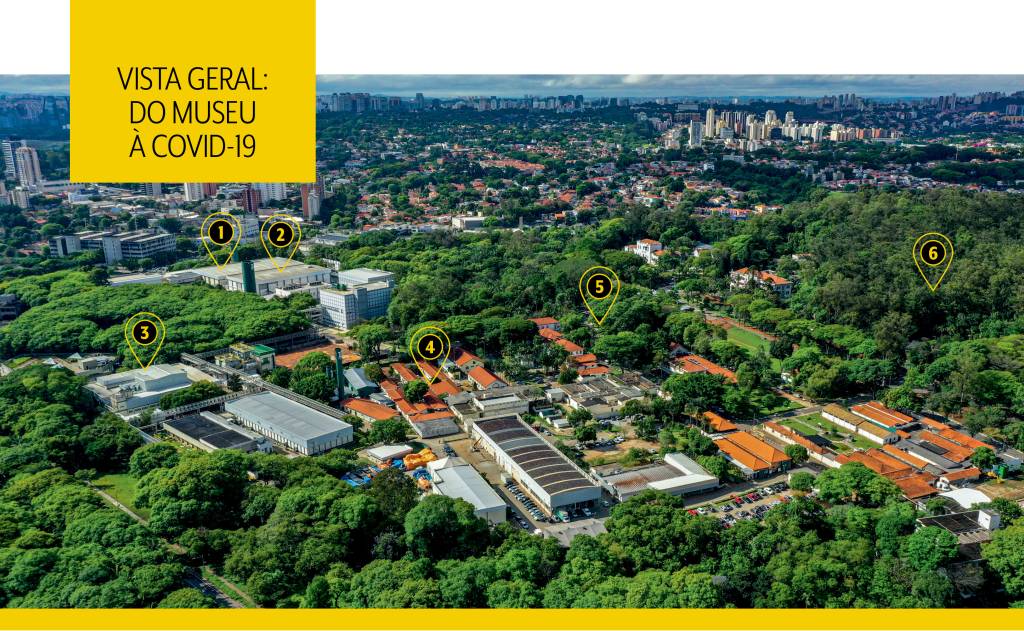 Mapa Butantan Visão área do Instituto Butantan