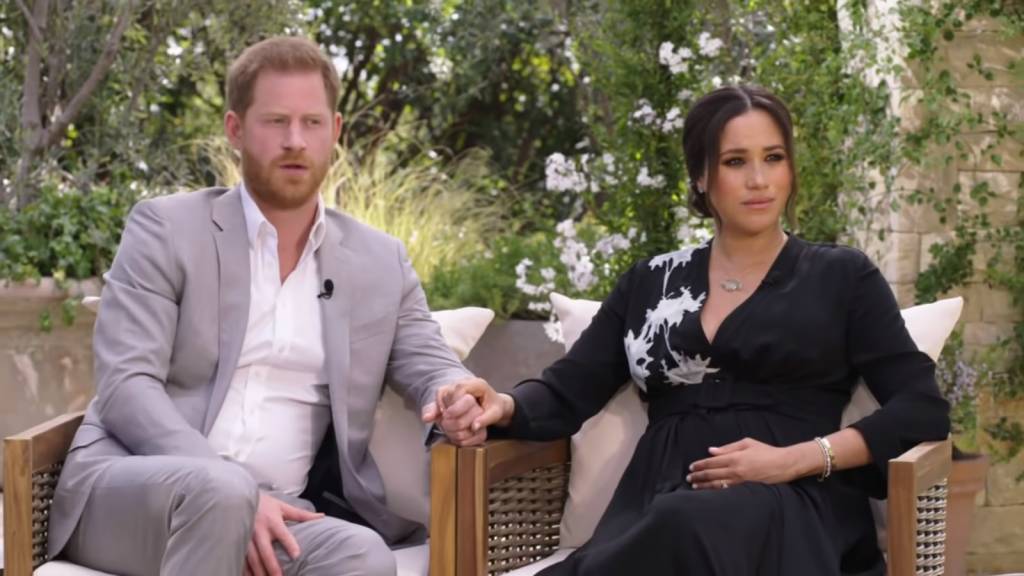 Harry e Meghan em entrevista a Oprah