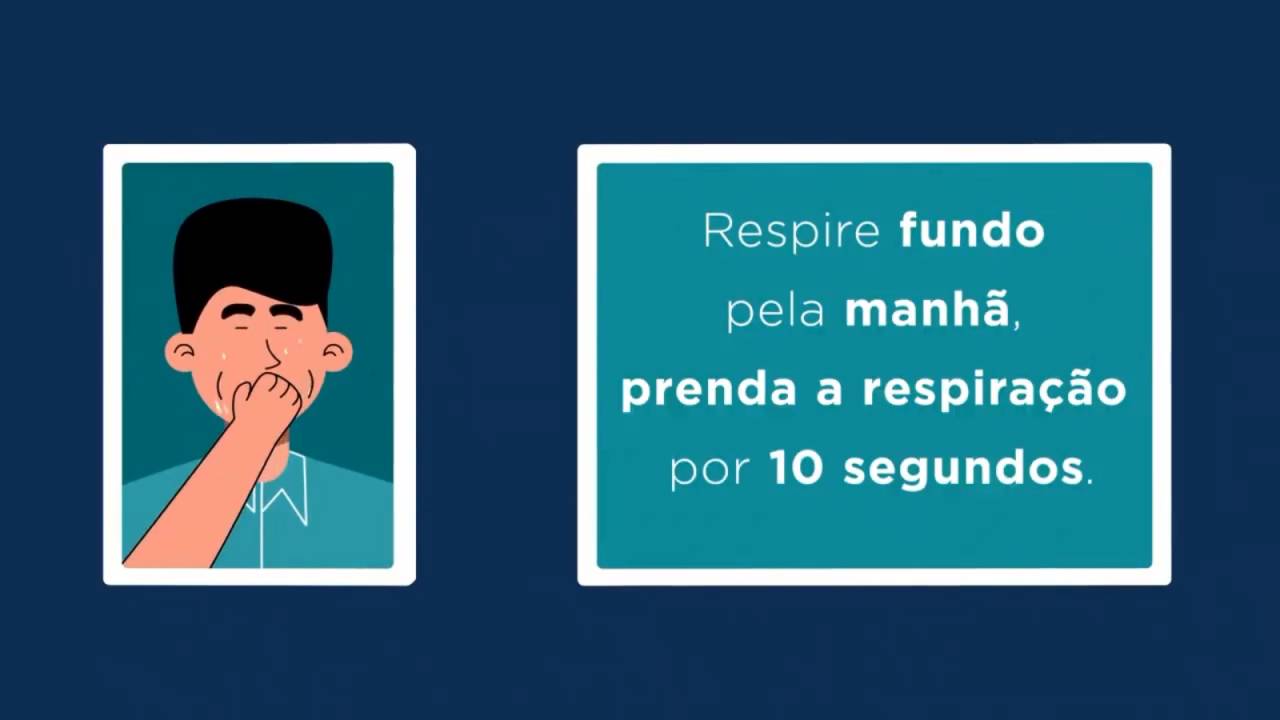 Arte com a informação falsa de respirar por 10 segundos de manhã para identificar o Covid-19