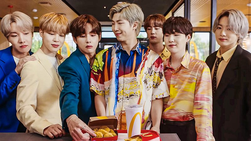 Grupo sul-coreano BTS “vira” combo no McDonald’s