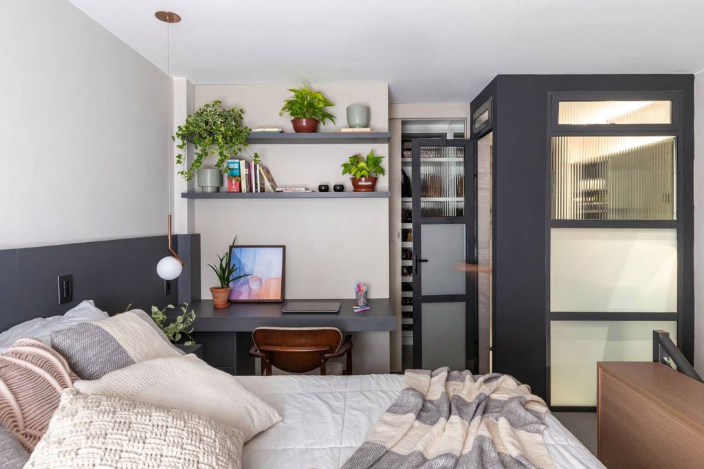 ape-simpatia-6 Apê Simpatia surpreende pela amplitude e integração em apenas 44 m²