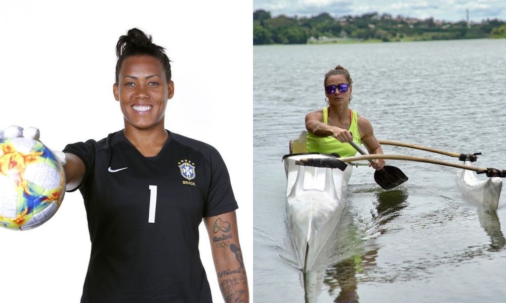 Goleira Barbara, da seleção, troca ofensas com atleta paralímpica