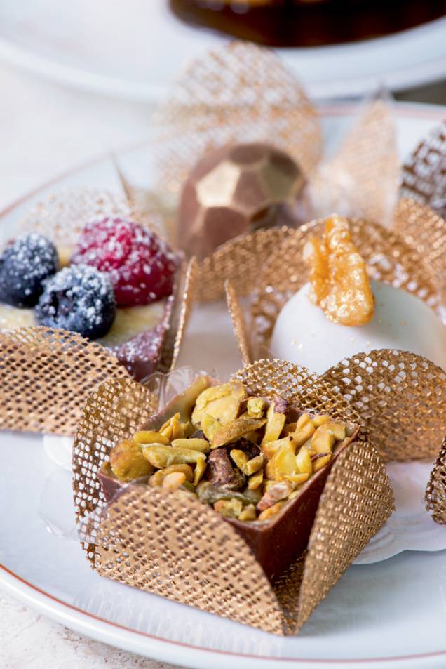 Degustação: seis variedades de doces Degustação: seis variedades de doces