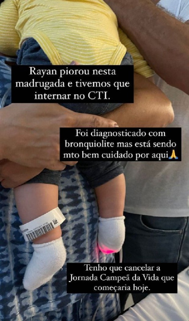 Filho de Malvino Salvador é internado em CTI Filho de Malvino Salvador é internado em CTI