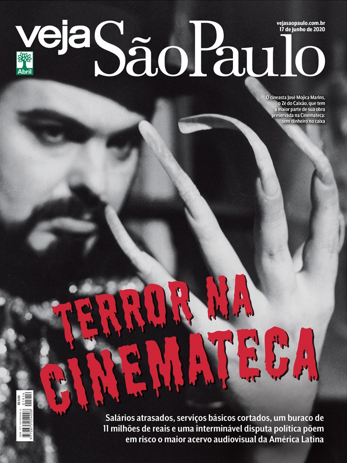 VEJASP-2691-1-ED-BANCA Capa de Veja São Paulo em preto e branco com o título
