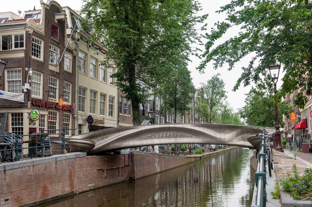 ponte-amsterdam-3d-2 ponte 3d; amsterdam; engenharia; arquitetura; sustentabilidade