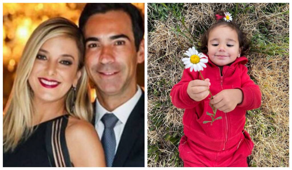 Ticiane Pinheiro publica fotos de filha e Cesar Tralli se declara