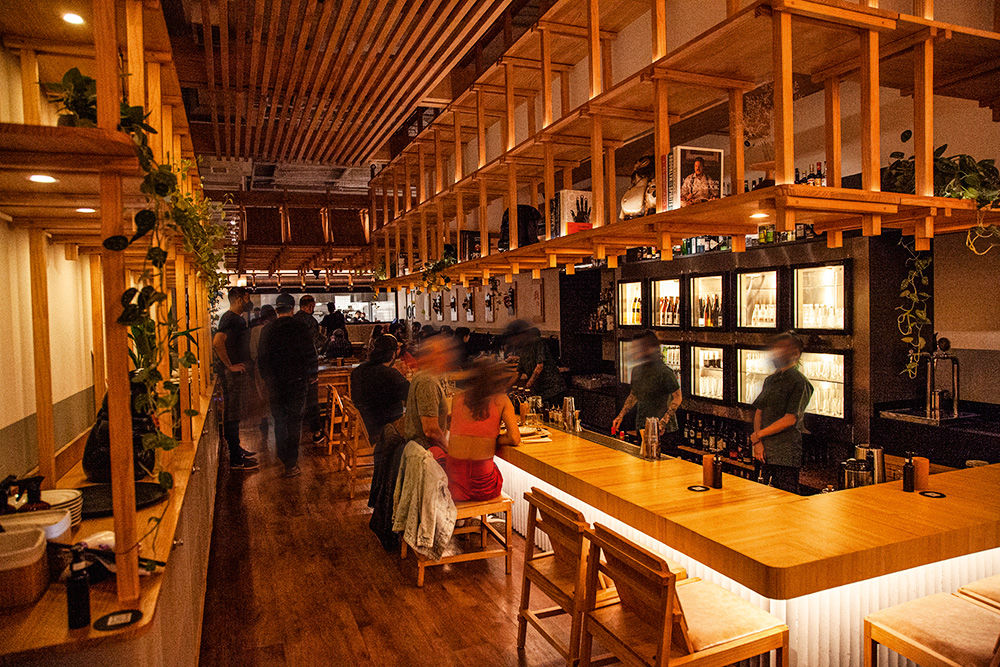 Ambiente com decoração de inspiração japonesa