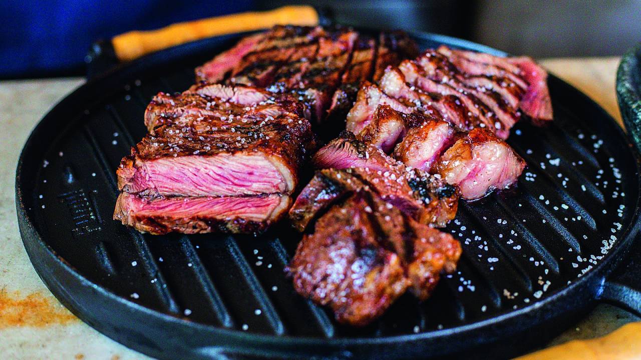 Bife de chorizo: opção do Churras do Jacaré