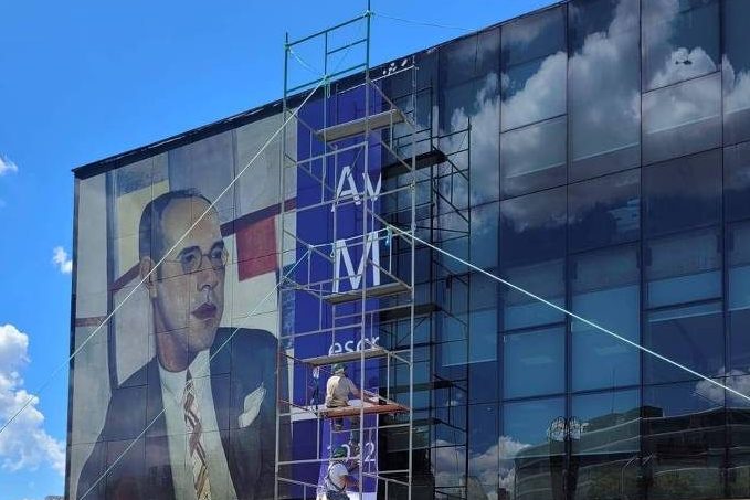 Prédio do Memorial terá retrato gigante de Mario de Andrade