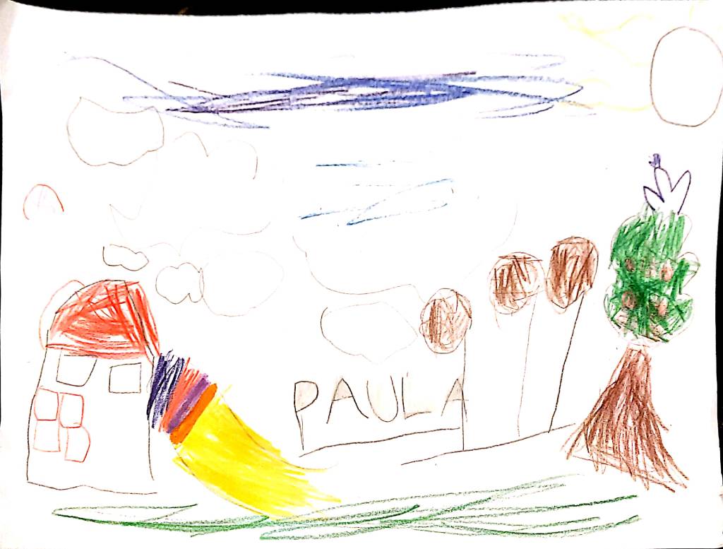 paulaparqueaugusta Desenho de uma criança do Parque Augusta.