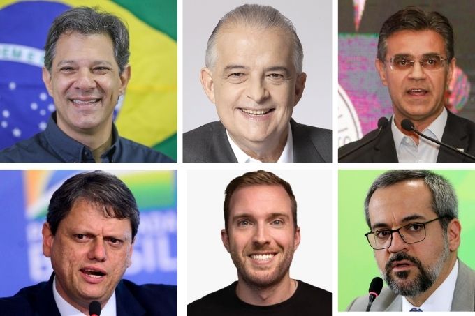 Pré-candidatos já confirmados por seus respectivos partidos para disputar as eleições 2022