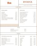 Dasian menu