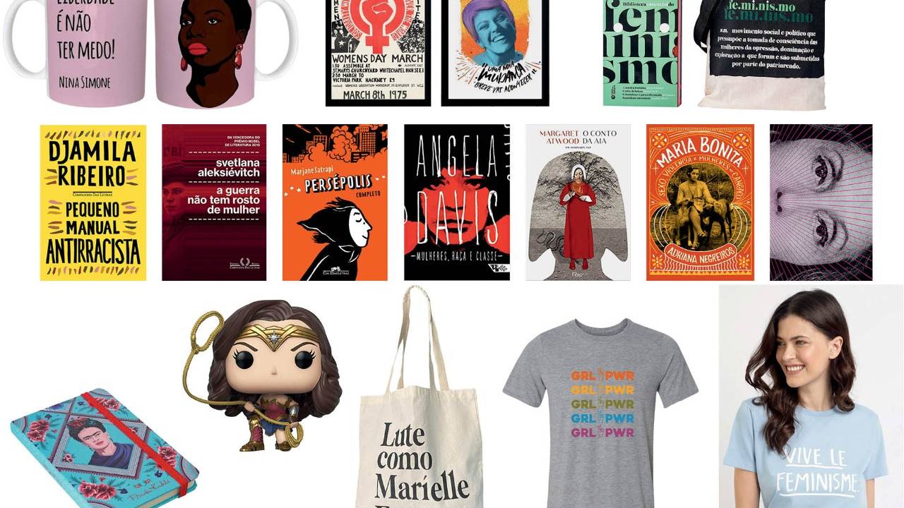 produtos temáticos do Dia da Mulher