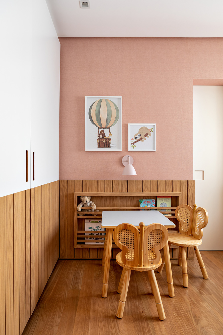 Tres-Arquitetura-Apartamento-Itaim Très Arquitetura Apartamento Itaim São Paulo Quarto de Criança Quarto Infantil