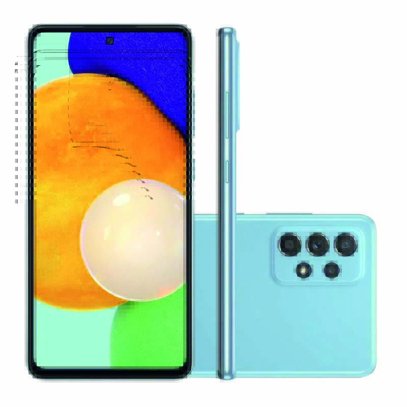smartphone Celular azul claro