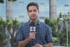 Gabriel Luiz, repórter da TV Globo em Brasília