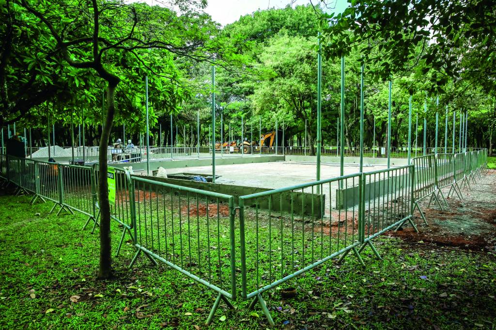 Construção de quadra de areia no Parque Ibirapuera vai parar na Justiça