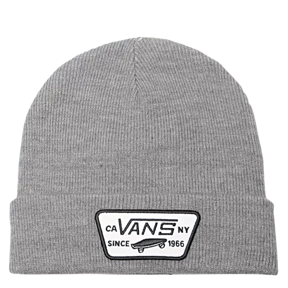 Touca cinza com logo da Vans