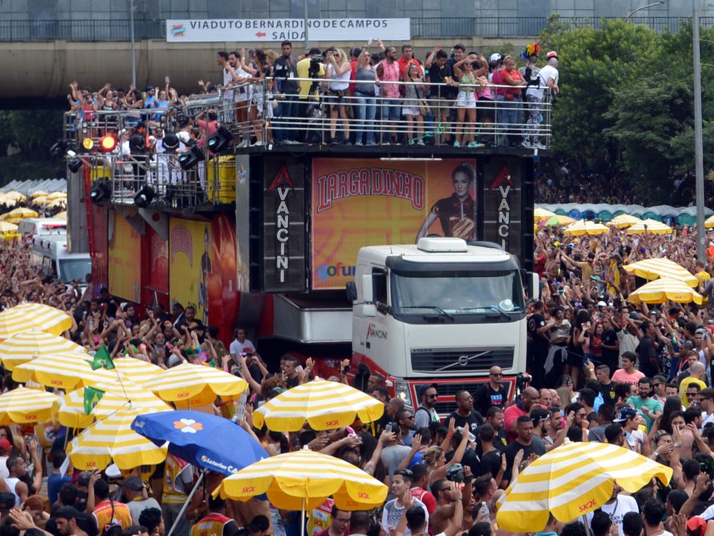 Carnaval de rua de São Paulo.