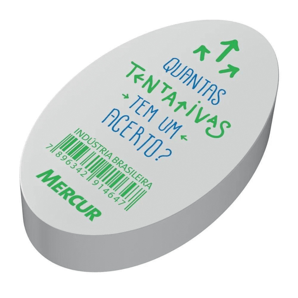 Borracha.jpg Borracha oval branca com frases motivadoras