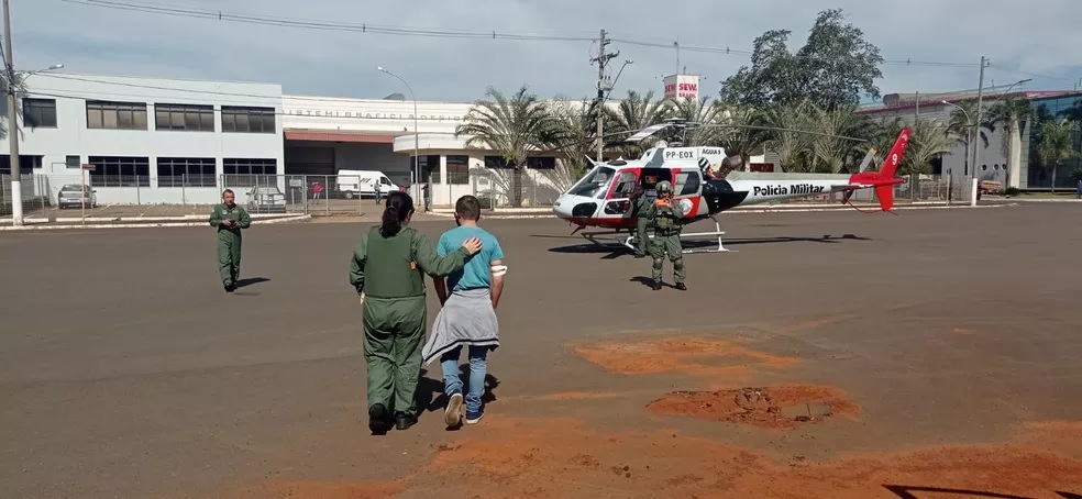 Paciente do interior de SP mobiliza helicóptero Águia para transplante na capital