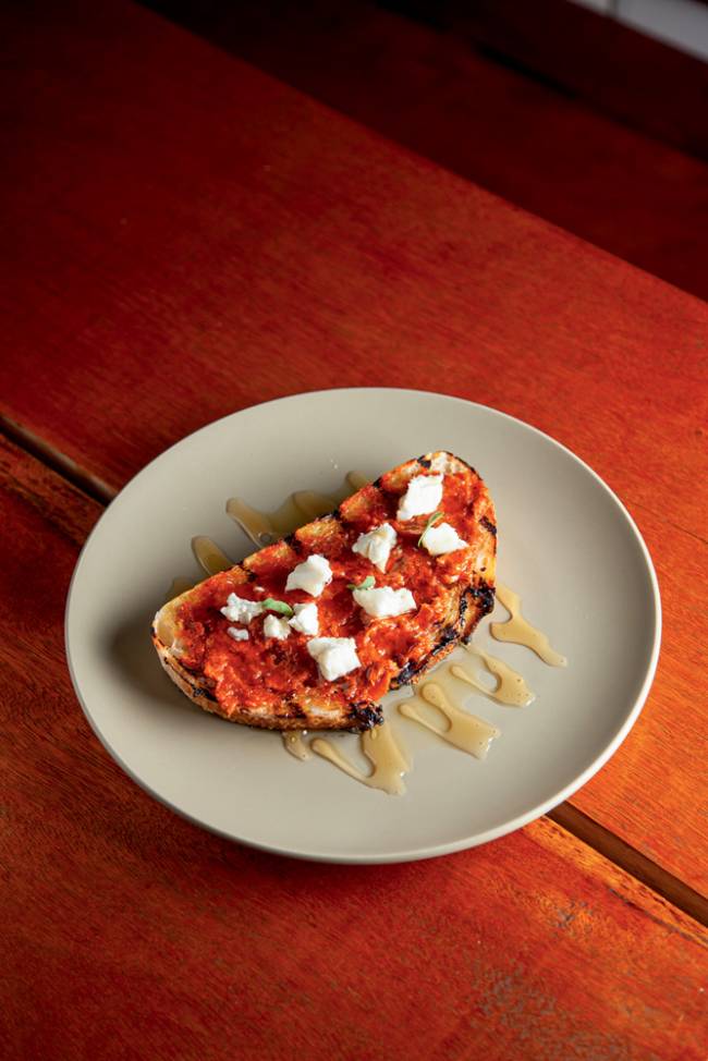 Tostada de sobrasada do Bêrga