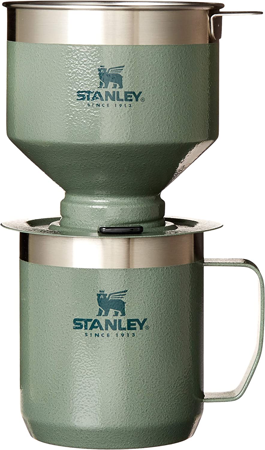 conjunto café Conjunto com caneca e filtro térmicos para café. Na cor verde