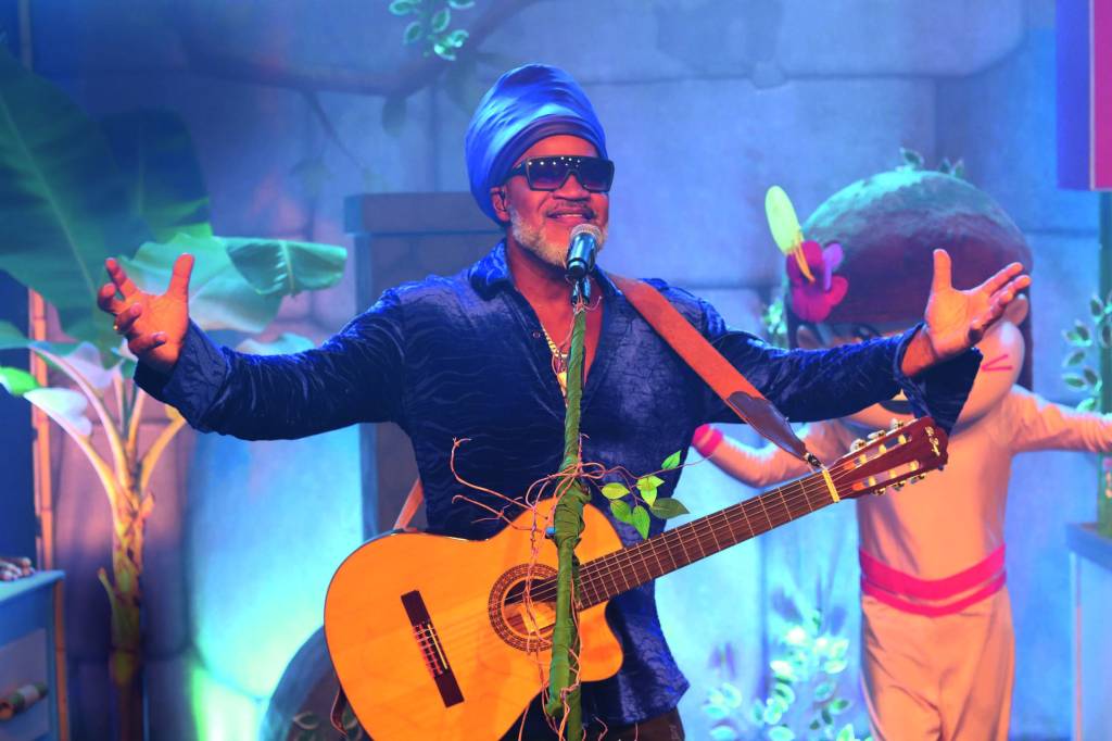 Desenho de Carlinhos Brown vai para o palco em musical inédito