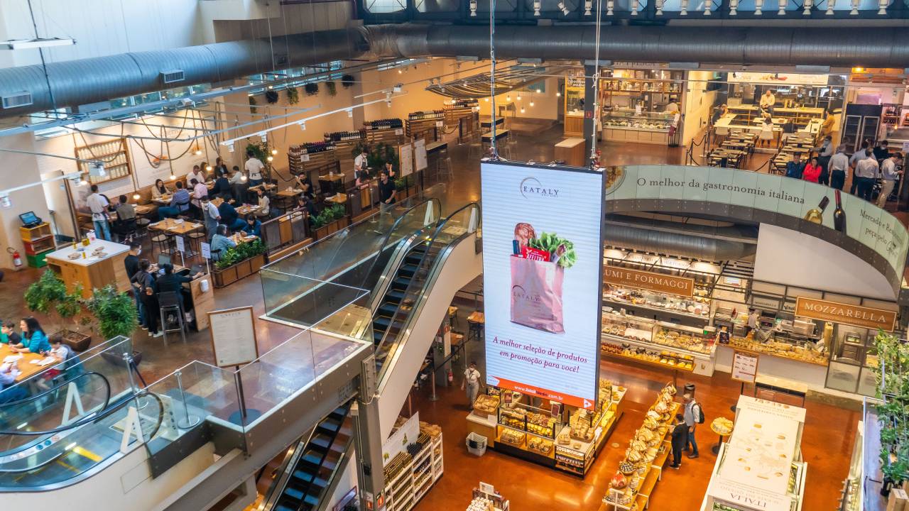 ambiente do Eataly