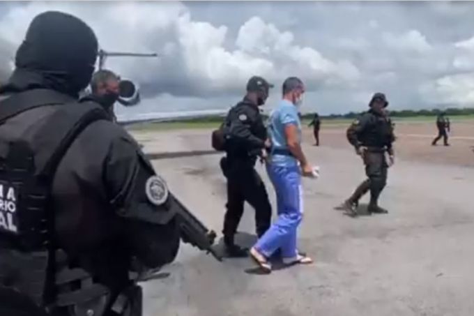 Marcola chegando em Porto Velho, em março deste ano