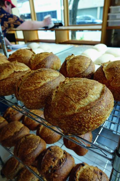 Pão branco: farinhas orgânicas nacional e italiana