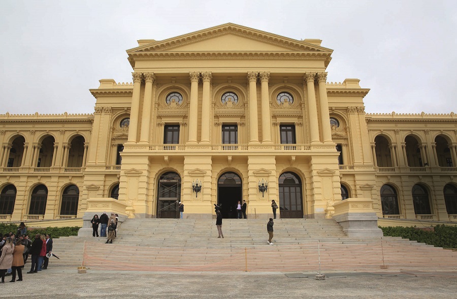 Fachada do Museu do Ipiranga.