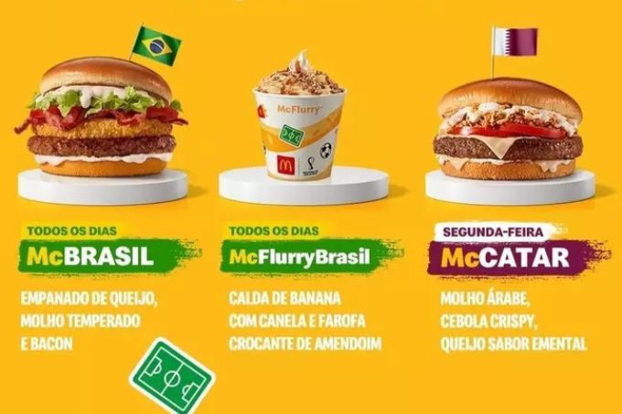 Arte com McBrasil, McFlurryBrasil e McCatar