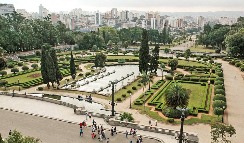 museu_paulista Jardim do Museu do Ipiranga, São Paulo.