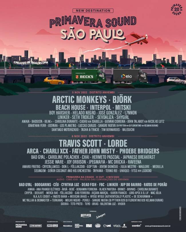 Line-up atualizado do Primavera Sound