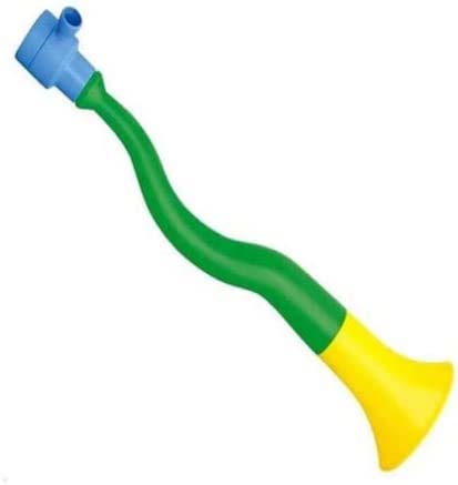 Vuvuzela Vuvuzela ondulada com as cores da bandeira do Brasil