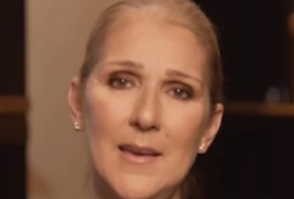 A cantora Céline Dion