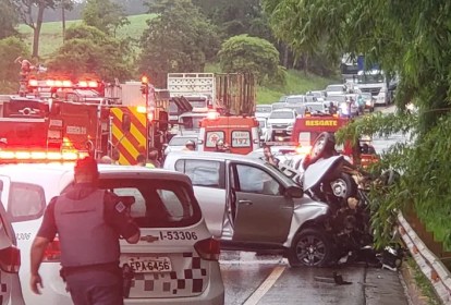 Acidente na Rodovia Raposo Tavares