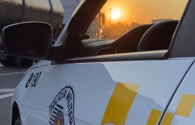 Carro da Polícia Militar Rodoviária
