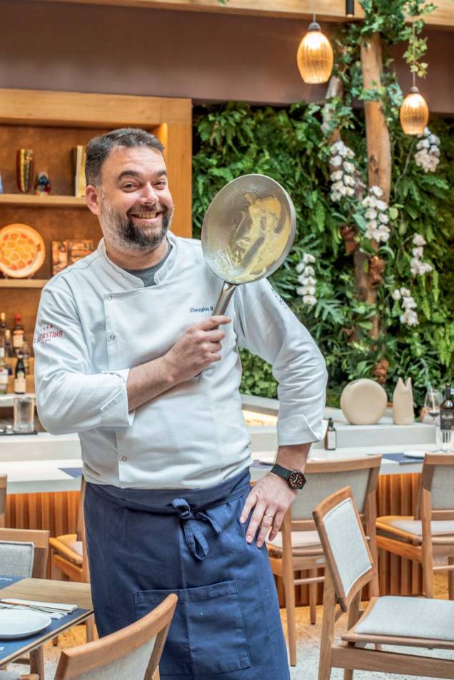 Douglas Benatti: criador do menu da nova unidade da Enosteria, na Casa La Pastina Douglas Benatti: criador do menu da nova unidade da Enosteria, na Casa La Pastina