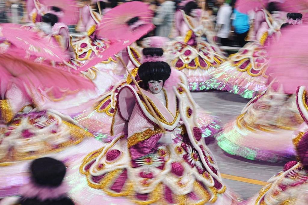 Mocidade Alegre levou para a avenida a história de Yasuke, primeiro samurai negro.