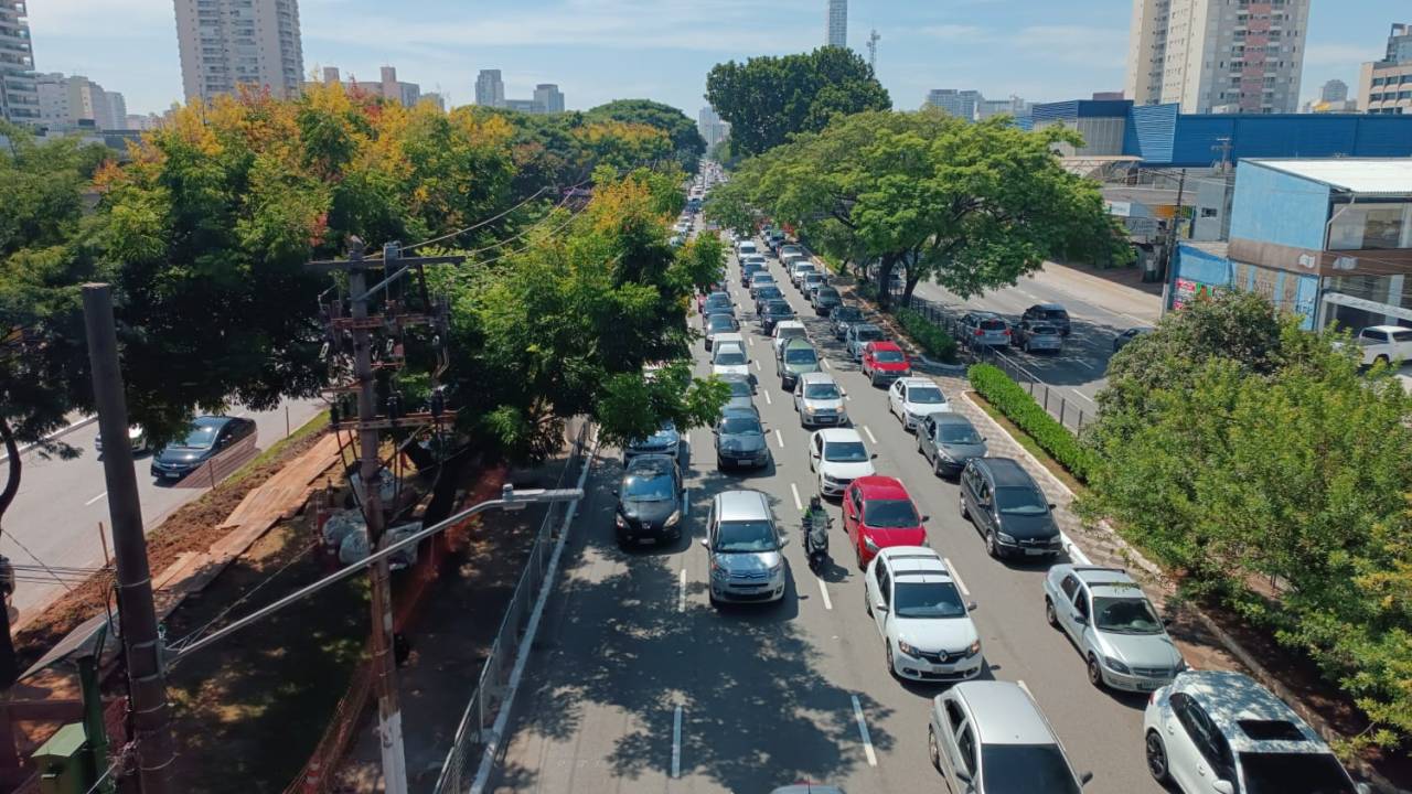 Radial leste congestionamento greve metrô