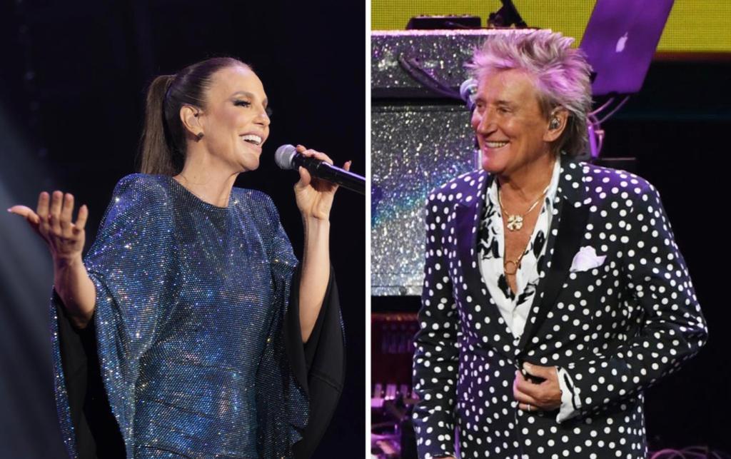 Fotomontagem da cantora Ivete Sangalo e do roqueiro Rod Stewart