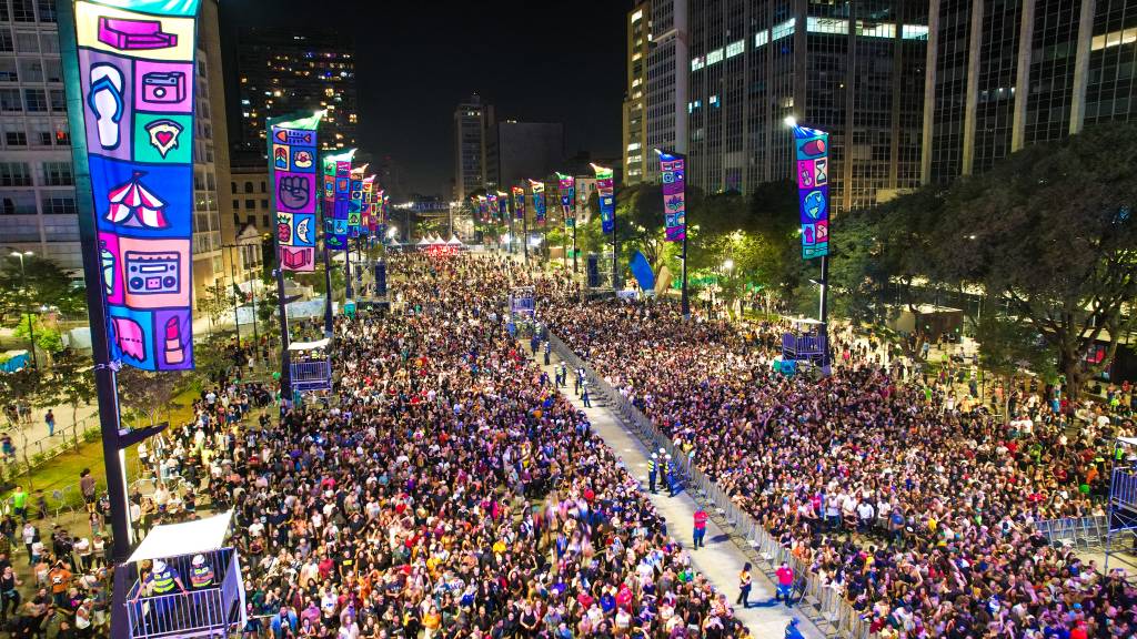 Primeira noite da Virada Cultural de 2023 foi concorrida