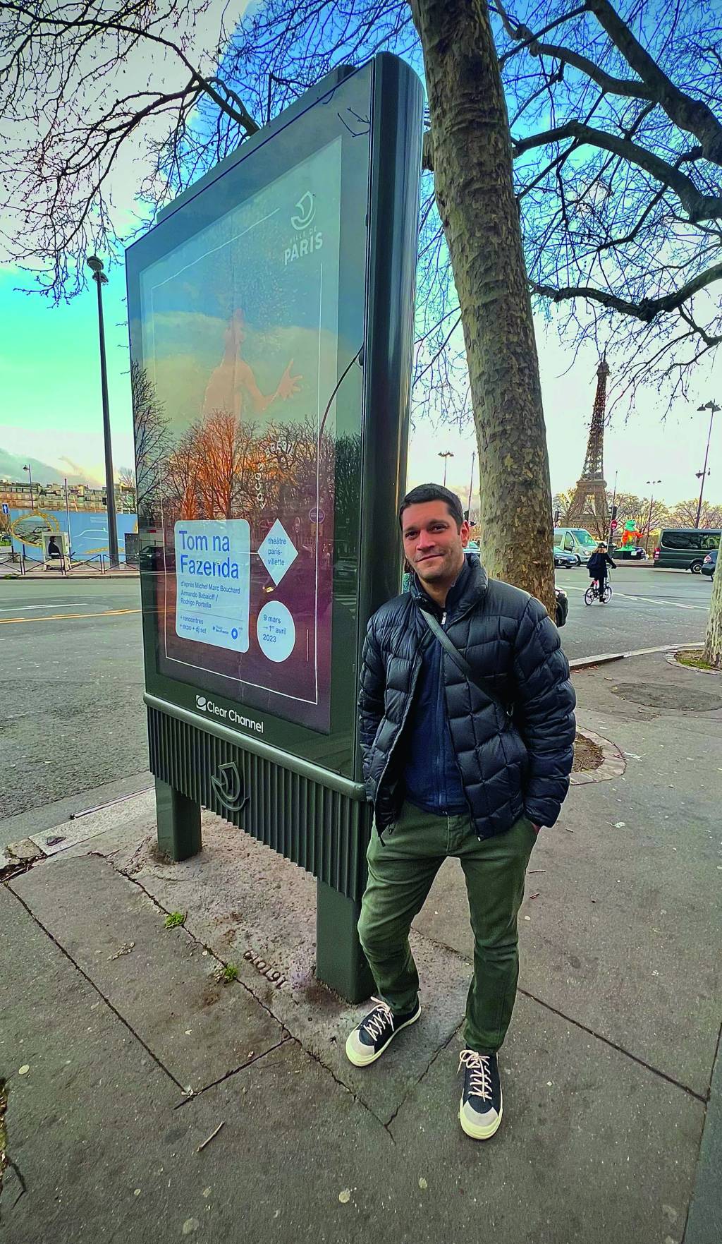 Armando Babaioff levou 'Tom na Fazenda' para Paris.