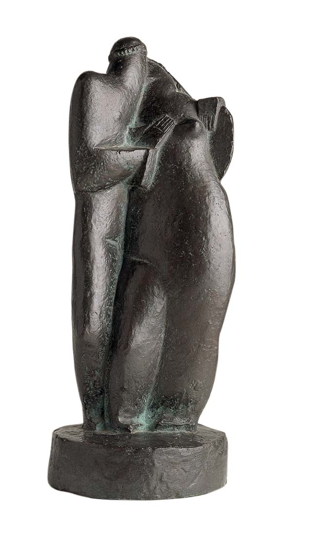 O Beijo (década de 1920), de Victor Brecheret, em bronze