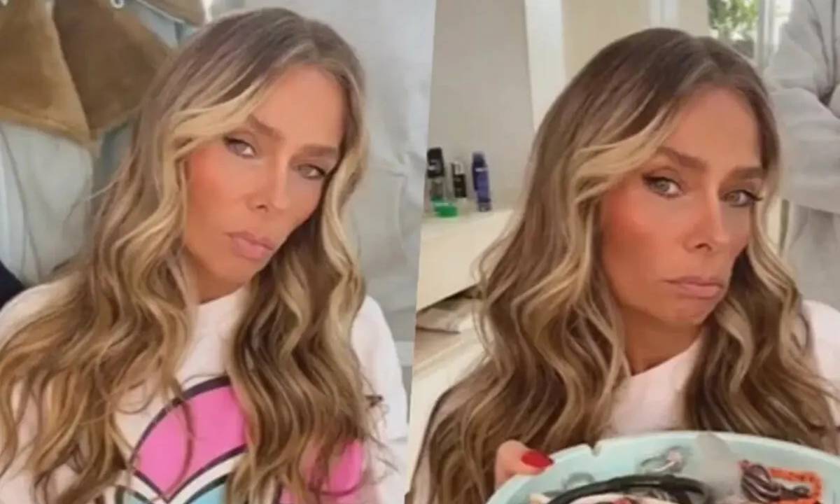 Adriane Galisteu, em vídeo no Instagram