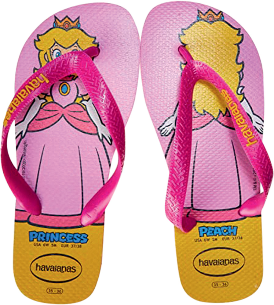 chinelo princesa peach