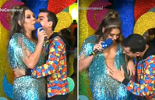 Simony processou Dudu Camargo por importunação sexual.